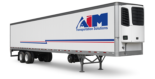 Illustrated depiction of an Aim Refrigerated Trailer